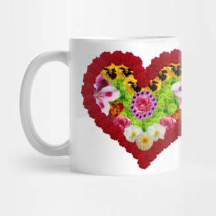 Heart of flowers Mug